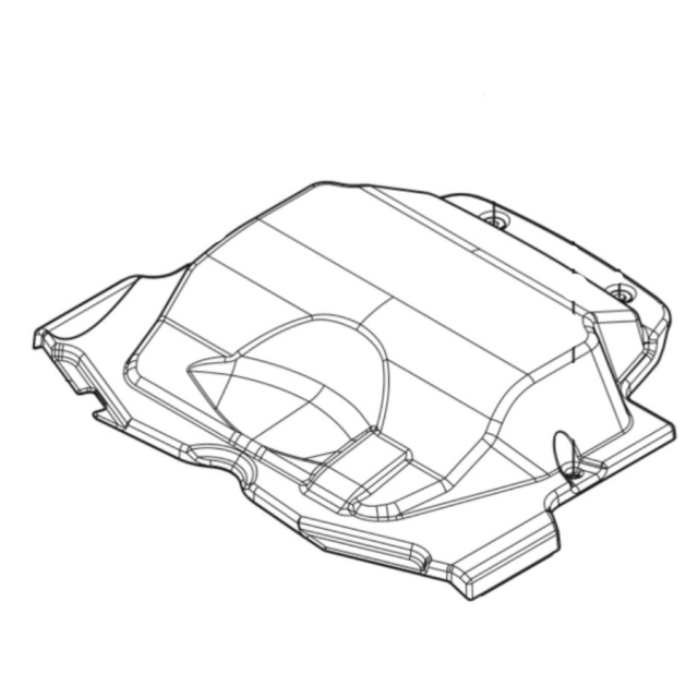 Hinterachsabdeckung P520, P525