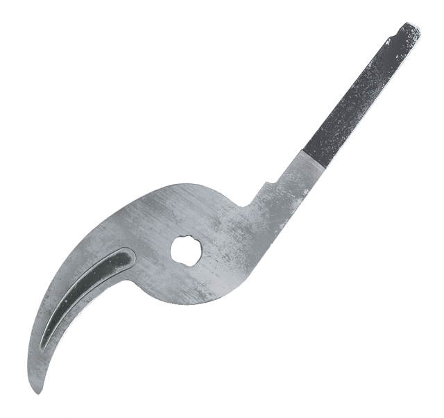 Unteres Messer