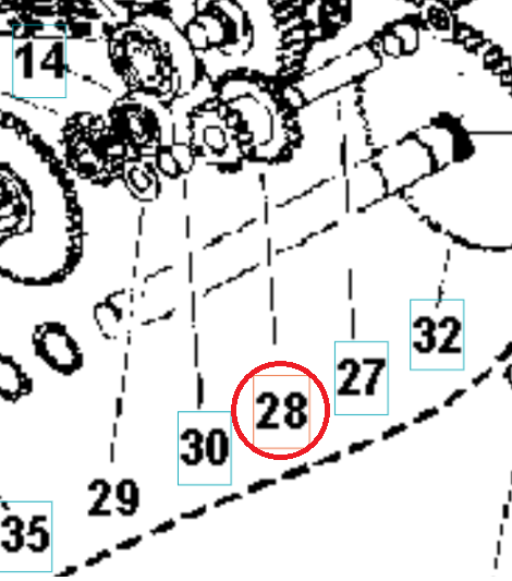 Zahnrad 15-23 5986773-01