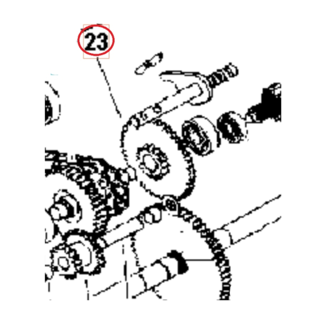 Zahnrad 15-44 5986775-01