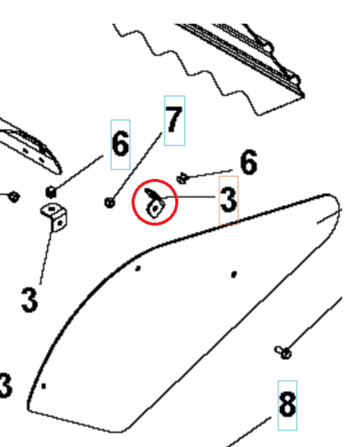 Abdeckung Zinkenabdeckung Carter Roto40 5986807-01