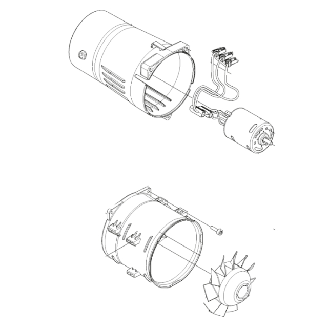 Motorbausatz Motor, Rotor, Stator