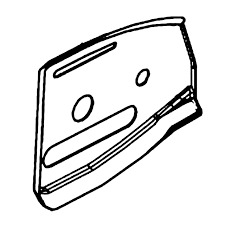 Kettenführungsplatte 095