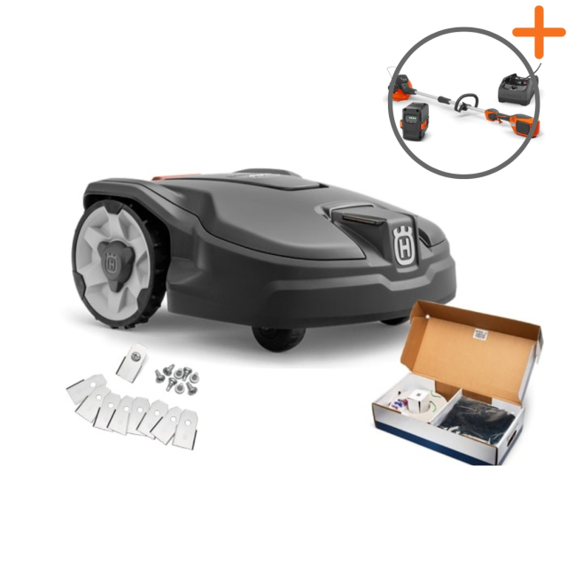 Husqvarna Automower® 305 Start-pakete | Akku-Trimmer gratis dazu!