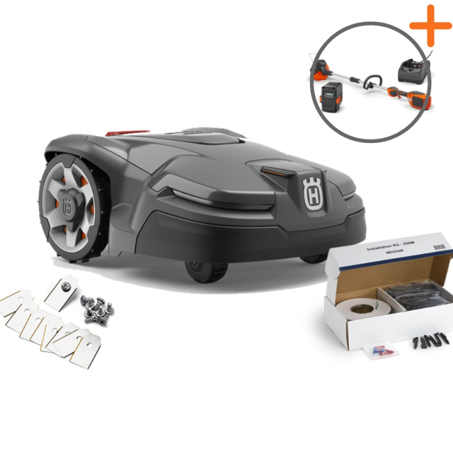 Husqvarna Automower® 405X Start-pakete | Akku-Trimmer gratis dazu!
