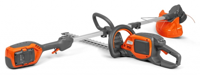 Husqvarna 215iHD45 Akku-Heckenschere & Akku-Trimmer 215iL + B70 und C80