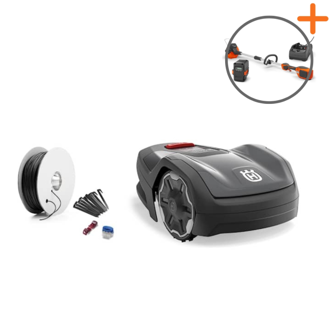 Husqvarna Automower® Aspire™ R4 Start-pakete | Akku-Trimmer gratis dazu!