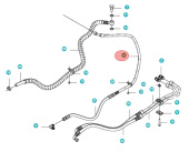 Hydraulikschlauch, L=1090 5010876-01 Hydraulikschlauch, L=1090 5010876-01