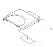 Klappe grau Abdeckung Sileno Klappe grau Abdeckung Sileno