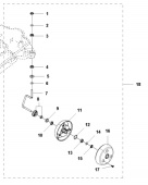 Vorderrad Kit 6 mm Gardena Sileno R100Li, R130Li, R160Li Vorderrad Kit 6 mm Gardena Sileno R100Li, R130Li, R160Li