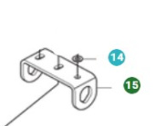 Halter, Halter Hinterradachse 5013213-01 Halter, Halter Hinterradachse 5013213-01