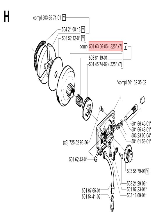 Kupplungstrommel 240, 242, 42