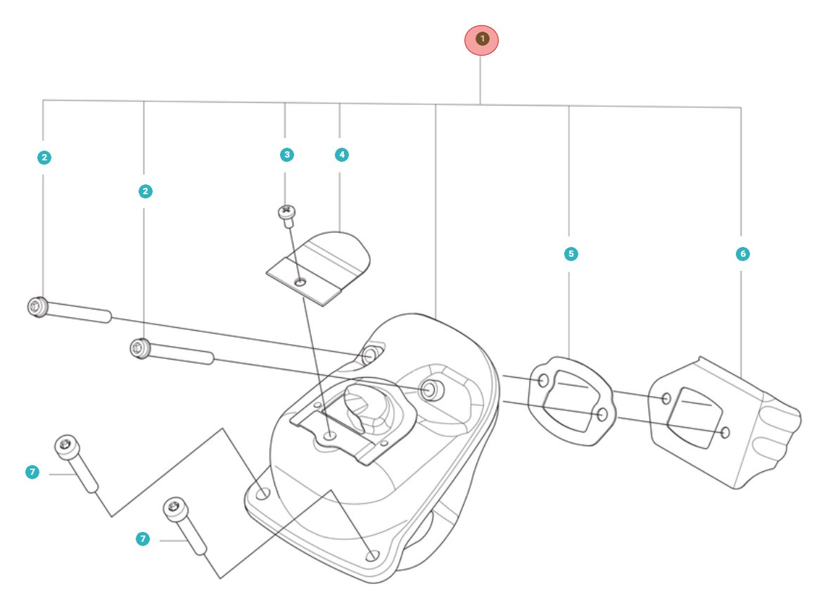 Schalldämpfer-Kit 60 cc 5018133-01