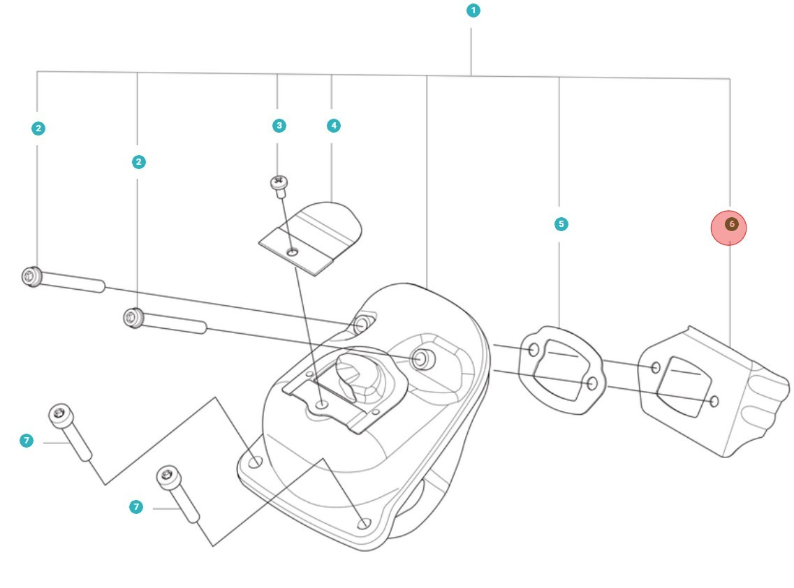 Wärmeabweiser-Schalldämpfer 60 °C 5018145-01