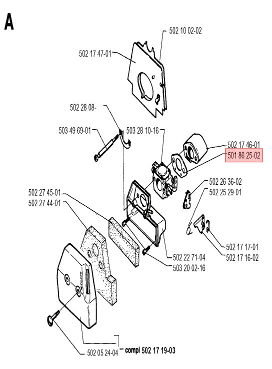 Vergaserdichtung 5018625-02
