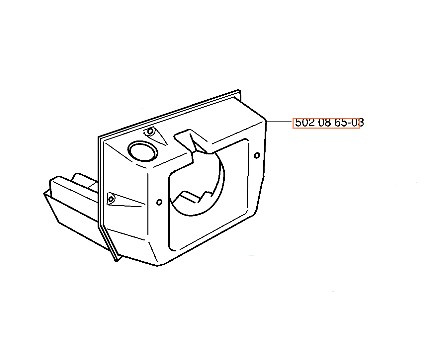 Kraftstofftank Jonsered RS40, RS51, RS52
