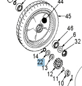 Unterlegscheibe 23,7X12,5X1 Fzb Unterlegscheibe 23,7X12,5X1 Fzb