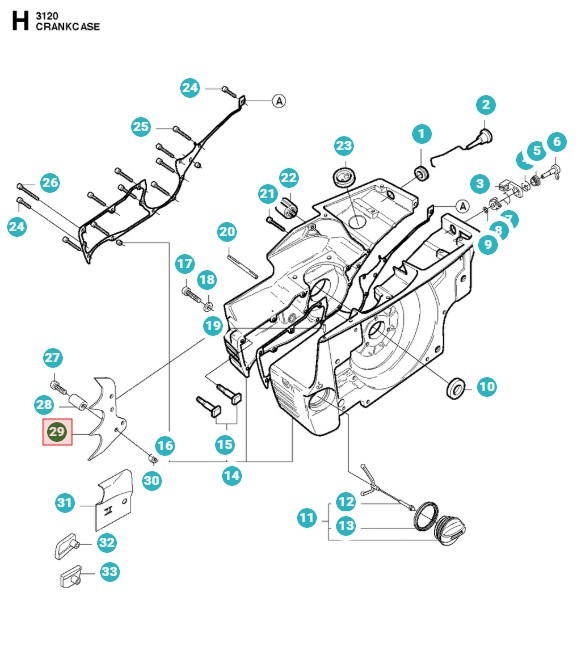 Rindenstütze Innen 5031392-01
