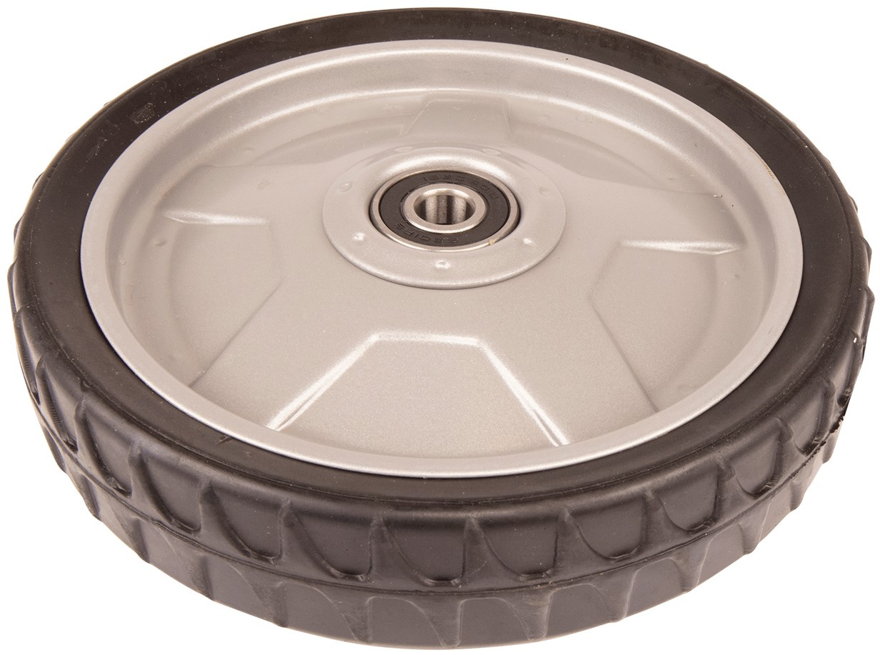 Antriebsrad fünf Blechfelge 180mm, silver