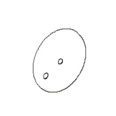 Radplatte Brilliant rechts, 2 Löcher Radplatte Brilliant rechts, 2 Löcher