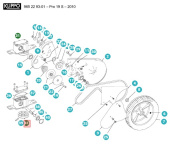 Riemenscheibe für Schneckengetriebe aus Kunststoff Riemenscheibe für Schneckengetriebe aus Kunststoff