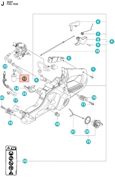Husqvarna Kraftstofffilter 5034432-03