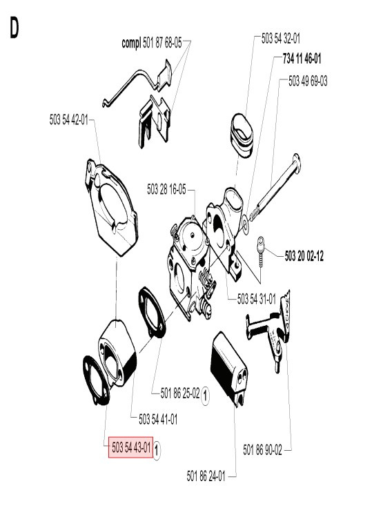 Dichtung Zwischenstück 5035443-01