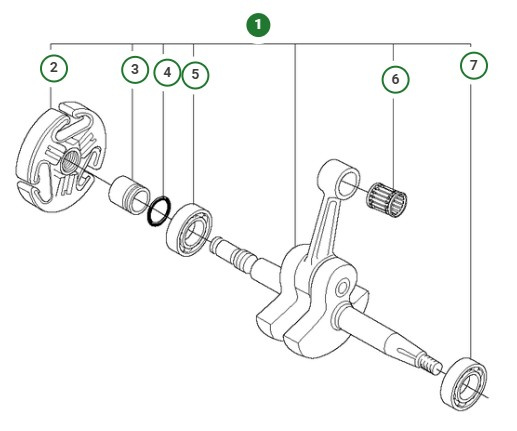 Kurbelwelle 5037487-05