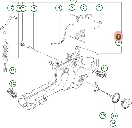 Gassteuerung Kpl, 5038298-02