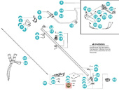 Mutter Messerwelle 5038563-01 Mutter Messerwelle 5038563-01