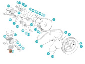 Rohrstift Riemenscheibe Stirnradgetriebe Rohrstift Riemenscheibe Stirnradgetriebe