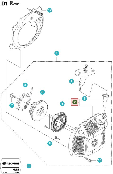 Startgerät 135, 140, 435