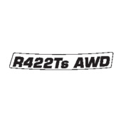 Aufkleber R422Ts AWD Aufkleber R422Ts AWD