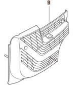 Anlasserdeckel K1270 Orange Fle