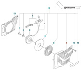 Anlasserdeckel K1270 Orange Fle Anlasserdeckel K1270 Orange Fle