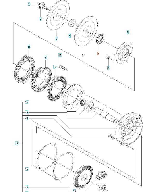 Dichtungsstützflansch