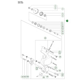Hävarm komplett. Stützwalzen-Ersatzteil Hävarm komplett. Stützwalzen-Ersatzteil