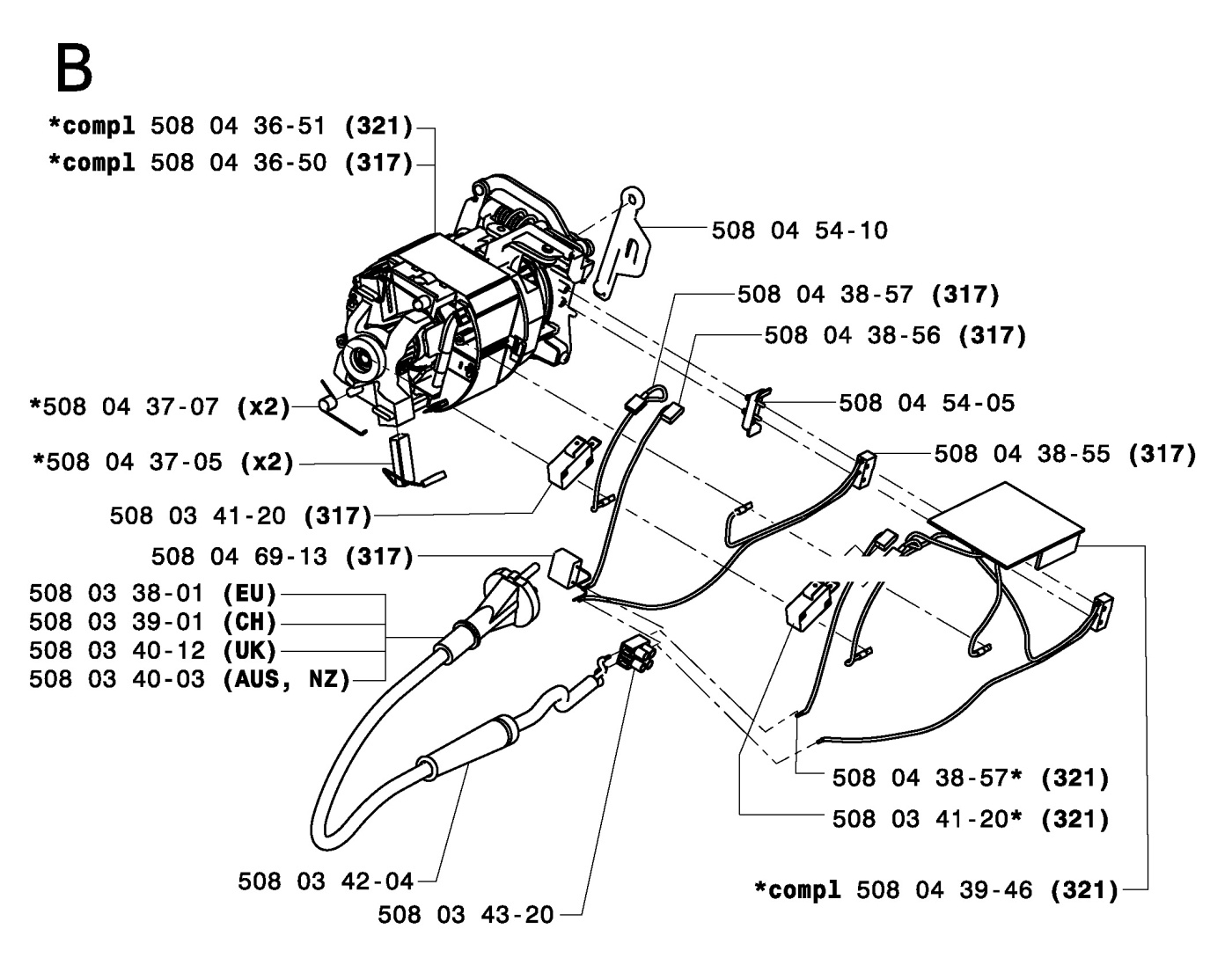 Verdrahtung 5080438-55
