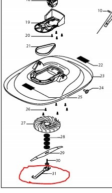 Spaner Kunststoff - Orange 5107780-64