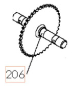 Kettenrad 5196530-07 Kettenrad 5196530-07