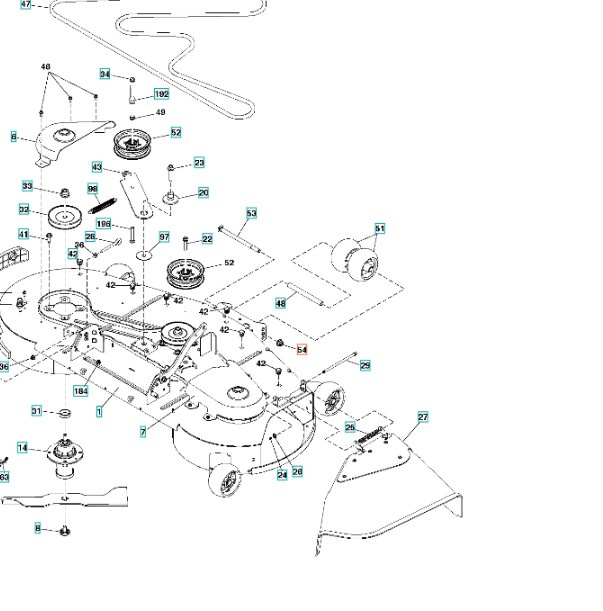 Mutter 1/2-13 Sechskantflansch Nylok Cl