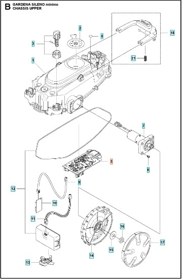 Platine Gardena Minimo / Easilife