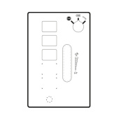 Aufkleber unten Bedienfeld Kabine Aufkleber unten Bedienfeld Kabine