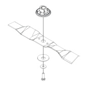 Messermontagesatz 5310092-74 Messermontagesatz 5310092-74