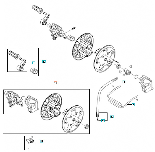 Aufroller-Schlauchaufroller-Kit 5312405-01
