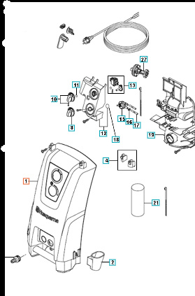 Halter unten Lanzenhalter dar 5312412-01
