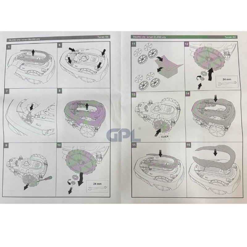 Geländeradsatz Gardena Sileno