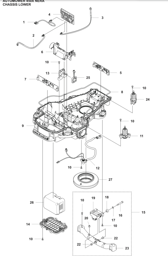 Batterie Automower Li-ion 450X Nera
