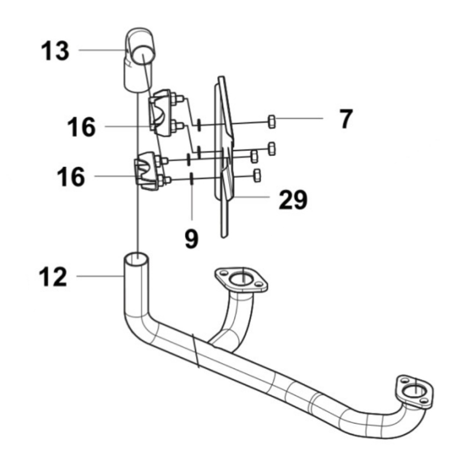 Hitzeschild Kawasaki 5313243-01