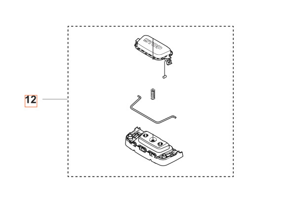Stop knopf Automower Nera